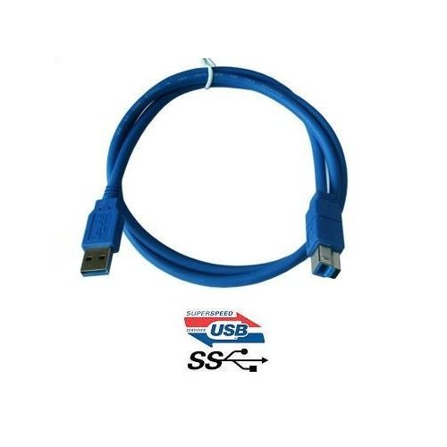USB 3.0 A Male to B Male 30" Extension Cable