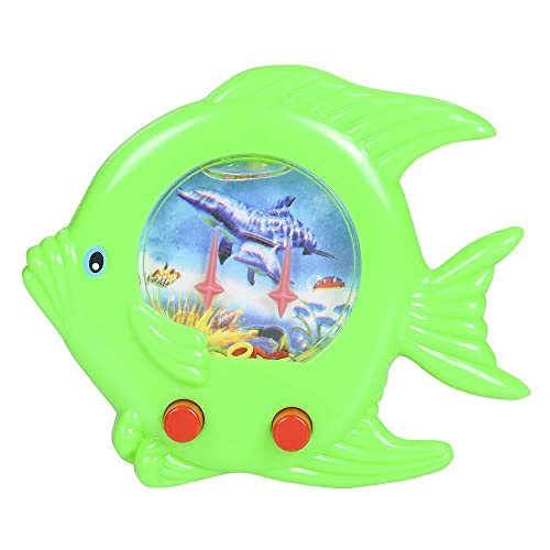 Fish Ring Toss Water Games for Kids (Pack of 12) Handheld Retro Mini