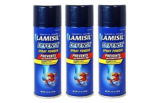 Lamisil AF Defense Spray Powder – 4.6 oz, Pack of 3