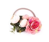 DDazzling Flower Baby and Newborn Girls Headband Floral Crown Photo Props