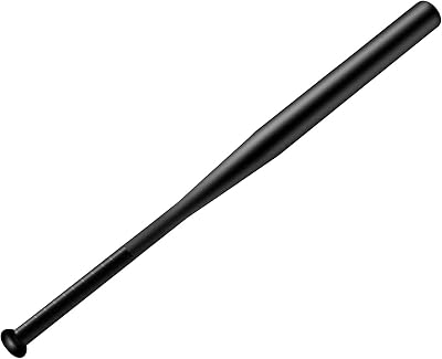Unibos Aggloz Baseball Bat Steel 72cm Black Outdoor Heavy Duty