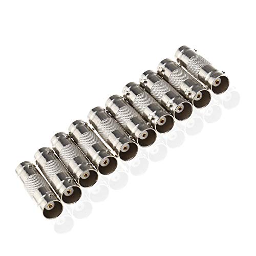 Creative-Idea 10 Pack BNC Female to Female Camera CCTV Video BALUN BNC Cable Connector