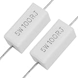 Uxcell a11111600ux0174 10x Wirewound Ceramic Cement Resistors, 100 Ohm 5W 5%