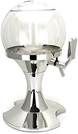 yoyoball8 Orb Cold Beer Dispenser,Liquid Soft Drink Beverage Pump Gas Station,Silver