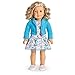 American Girl - 2017 Truly Me Doll: Light Skin with Freckles, Curly Blond Hair, Blue Eyes DN56