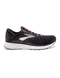 Brooks Mens Glycerin 17 Running Shoe - Black Ebony Red - D - 9.5