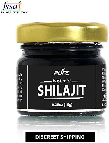 Kashmir Exotics Natural and Lab Tested Gold Grade Shilajit for Power, Strength and Stamina (10 g)