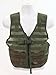 US Military MOLLE FLC Fighting Load Carrier Zip Front Tactical Vest , Woodland Camo
