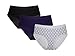 Kathy Ireland Women's 3 Pack Of Cotton Blend Full Coverage Elastic Brief Panties