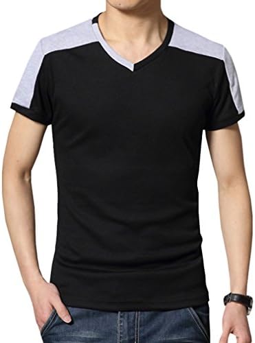 Nature Lovers Mens Short Sleeve T-Shirt Casual Tops Tee Classic Fit Basic Shirts D6129 Black Asian 5XL/US XL