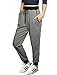 Allegra K Women Drawstring Elastic Band Contrast Color Jogger Pants