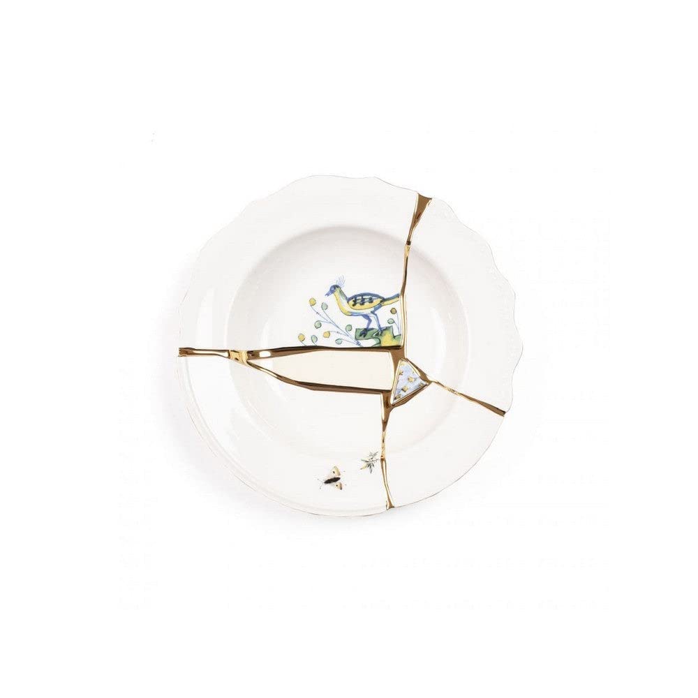 SELETTI - Piatto fondo in porcellana - 09621 - TAGLIA UNICA