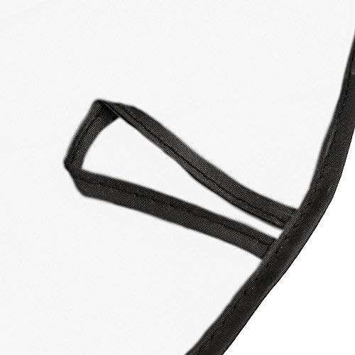 Beard Catcher Apron,Shaving Trimmer Apron,Bagvhandbagro New Design Beard Care Shave Apron Bib Catcher for Man Shaving (White) - Thumbnail 4