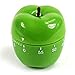 Apple Mechanical Kitchen Timer,60 Minutes Fruit Vegetable Cartoon Timer Ringing Alarm