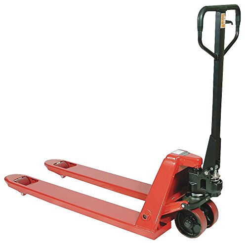 Pallet Truck, Narrow, 5500 lb Cap, Steel
