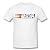 AnneLano Men's NASCAR Logo Shirt White