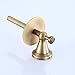 Rozin Elegant Antique Brass Bathroom Toilet Paper Holder Roll Upright Tissue Shelf