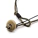 Jovivi Vintage Men's Alloy Double Angel Wings Pendant Cotton Cord Chain Necklace