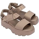 Melissa Kick Off Platform Sandals for Women - Super Soft and Flexible Vegan Chunky Platform Sandal with Adjustable Straps and Open Toe Design