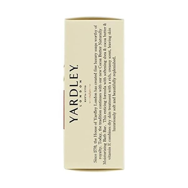 YARDLEY-Soap-Boxed-Cocoa-Butter-120-g Yardley London Soap Boxed, Cocoa Butter, 120 g, Pack of 1