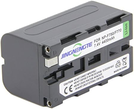 JINGNENGTE Digital Video Camera Camcorder Batteries 7.4V 4400mAh For Sony Handcam NP-F750 NP-F770 NP-F550 NP-F570 NP-F970 CCD-TRV16, CCD-TRV201, TRV215, TRV110, TRV120, HXR-NX5U, AX2000, HDR-FX1000