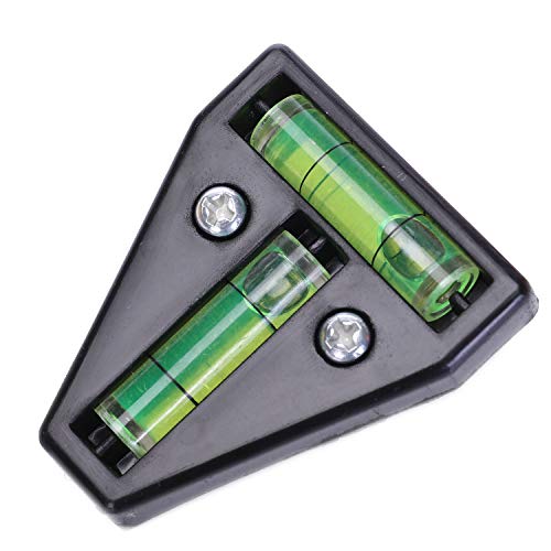 image for Homeon Wheels 2 Pack T Level Bubble Level, 2 Way T-Type Cross Check Bu