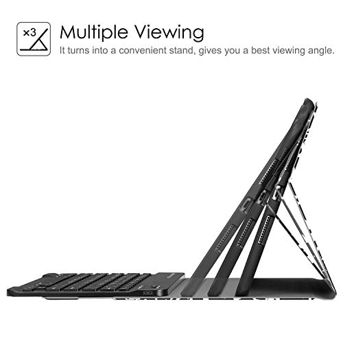 Fintie Keyboard Case w/Pencil Holder for iPad Air 3rd Gen 10.5" 2019 / iPad Pro 10.5" 2017