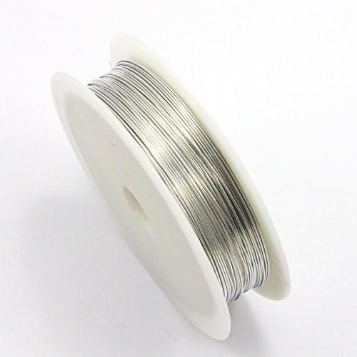 Multi sizes option Sliver Beading wire Metallic Craft Cord bead hand tablet DIY decorative accessories 2x1roll/pack (5mm)