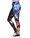 HDE Womens Leggings Graphic Print Tights Fun Digital Design Holiday Elastic Pants