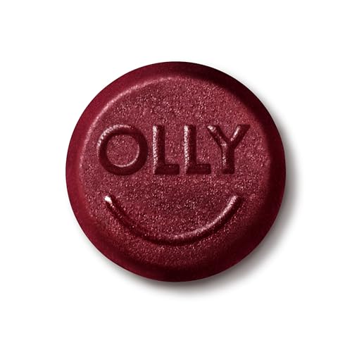 OLLY FLAWLESS COMPLEXION GUMMY, CLEAR AND HEALTHY SKIN SUPPORT, VITAMINS E, A, ZINC, CHEWABLE SUPPLEMENT, BERRY – 50 COUNT (PACK OF 1)