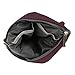 FakeFace Multi-funtional Nylon Zipper Travel Handbag Pouch / Bag in Bag / Insert Organizer / Cosmetic Toiletry Bag Pocket / Makeup Bag / Tidy Bag Dark Red