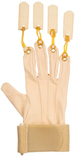 Sammons Preston Deluxe Traction Glove, Right Handed Exercise Glove, Rehabilitation & Physical Therapy Gloves for Flexion of Joints & Fingers, Hand Exerciser for Increasing Strength, Small/Medium