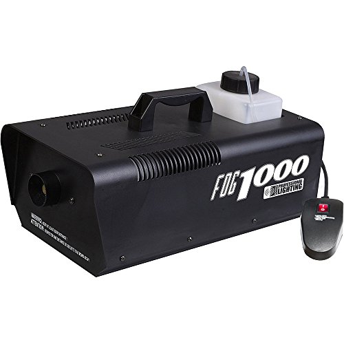 Heavy Duty 1000 Watt Fog Machine W/Remote and One Gallon Fog Juice - Impressive 8,000 Cubic ft. per minute