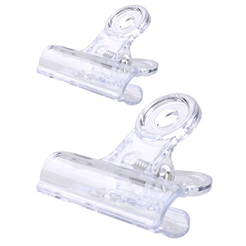 Z Zicome 30 Pack Plastic Clear Clips Clamps, 1-1/2 Inch and 2 Inch Sizes - Thumbnail 7