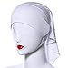 Weixinbuy Muslim Women Soft Comfortable Inner Hijab Caps White