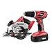 SKIL 2860-10 18 Volt 2-Tool Cordless Drill & Circular Saw Combo Kit