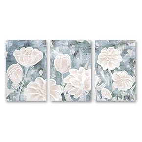 Abstract Oil Painting Feature Flowers Painting Artwork for...