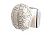 Urban Trends Ceramic Phrenology Head Bust, Small, Gloss White