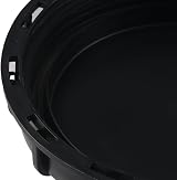 Fudeshe IBC Tote Lid Cover Black Plastic Screw-on Round 162mm ID Gasket Sealed view 5