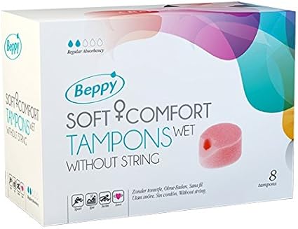 Amazon Com Beppy Comfort Wet Tampons 8 Pcs Health Personal Care