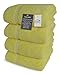 SALBAKOS - Premium 4 Piece Bath Towel Set, Made with 100% Turkish Cotton, Quick Drying, Highly Absorbent & Comfy Towels for Spa & Hotel | 27