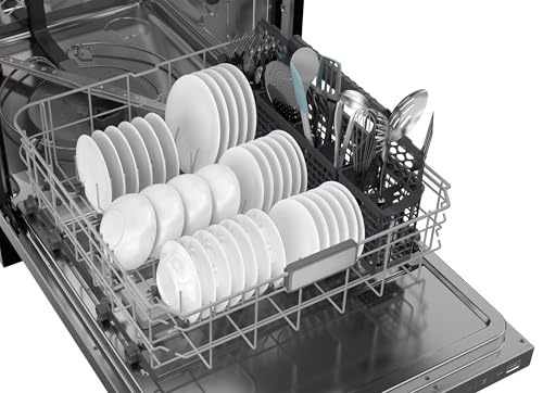 Sharp SDW6888JS 42 dBA Stainless Fully Integrated Built-in Smart Dishwasher