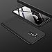 UNIYA Huawei Mate 20 Lite Case, 3 in 1 Hard PC 360 Degree Shockproof Protective Case Cover (Black)