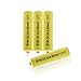 QBLPOWER 1.2v AAA NiCd 600mAh Triple A Rechargeable Battery Cell for Outdoor Solar Lights Garden Lamp (4 Pack AAA)