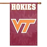 Party Animal Virgina Tech Hokies Banner College Flag
