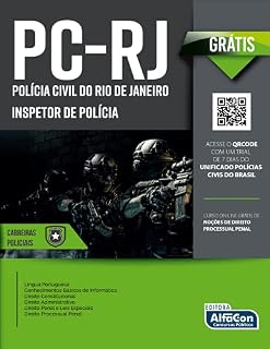 Livro PC-RJ - Polícia civil do Rio de Janeiro - Inspetor de polícia