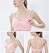 Loritta 3 Pack Womens Nursing Bra Maternity Breastfeeding Bras Sleep Bralette 3 Packs(black+nude+pink) Medium