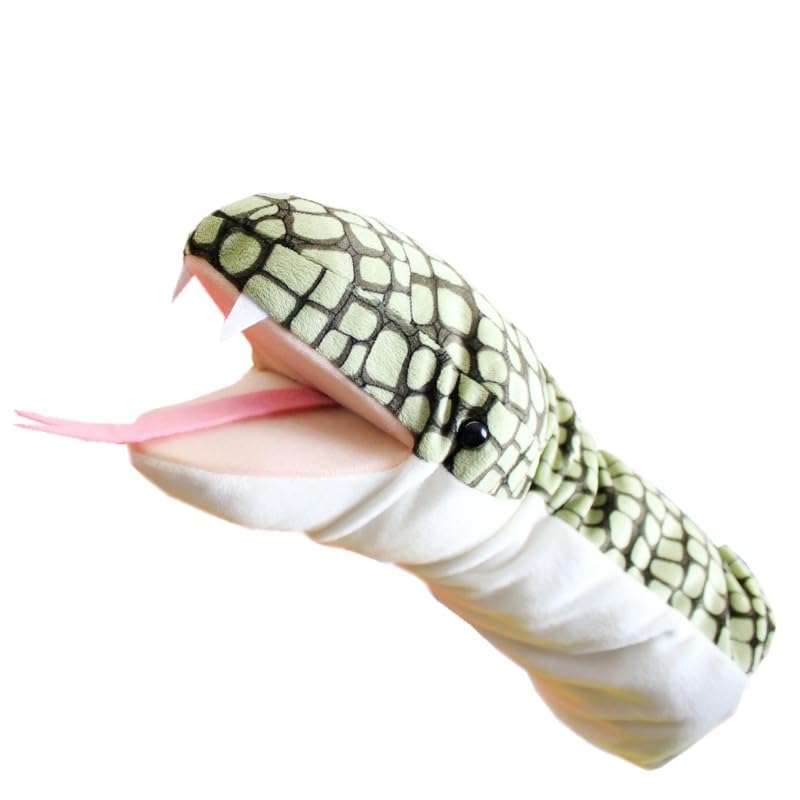 Hand Puppets for Kids Snake Puppets with Working Mouth Snake Stuffed Animal Interactive Plush Story Toy Gifts for Boys Girls