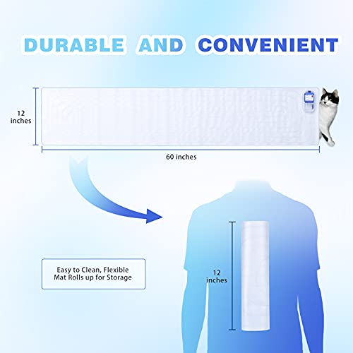 SEERWAY Scat Pet Shock Mat Indoor, Safe Shock Training Pads for Dogs and Cats, Electric