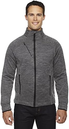 North End Sport Men's Flux Mélange Bonded Fleece Jacket, Small